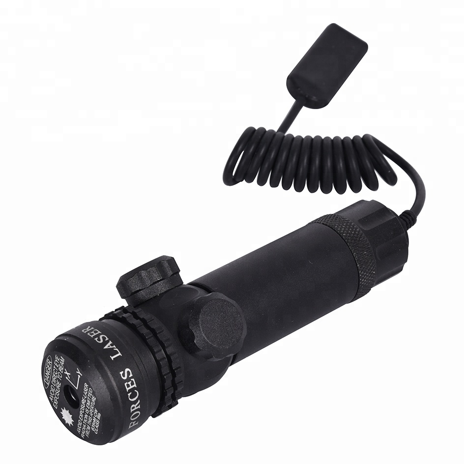 Тактический красный точечный лазерный прицел с дистанционным переключателем для охоты