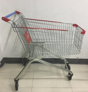 ซูเปอร์มาร์เก็ตรถเข็นช้อปปิ้ง/รถเข็น/โครเมี่ยมรถเข็นมือ