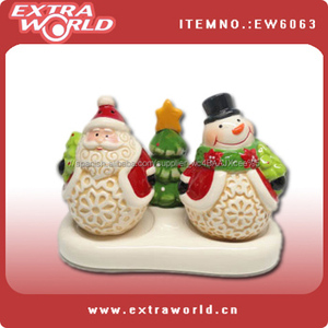 Cerámica salero pimentero de encargo <span class=keywords><strong>santo</strong></span> y nieve - Product Image 4