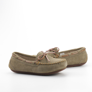 Figura della <span class=keywords><strong>barca</strong></span> Della Mucca Pelle Scamosciata Indoor Outdoor <span class=keywords><strong>A</strong></span> Piedi Piatto Mocassino Fannulloni delle Donne <span class=keywords><strong>Scarpe</strong></span> Casual - Product Image 3