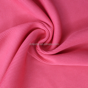 Collar Tubular de LICRA para camiseta, tejido elástico liso de 2x2,1x1, tejido de punto de poliéster liso teñido 260-270gsm en 7-15 días - Product Image 1