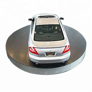 Plate-forme rotative de stationnement de 360 degrés pour la salle d'exposition de voiture