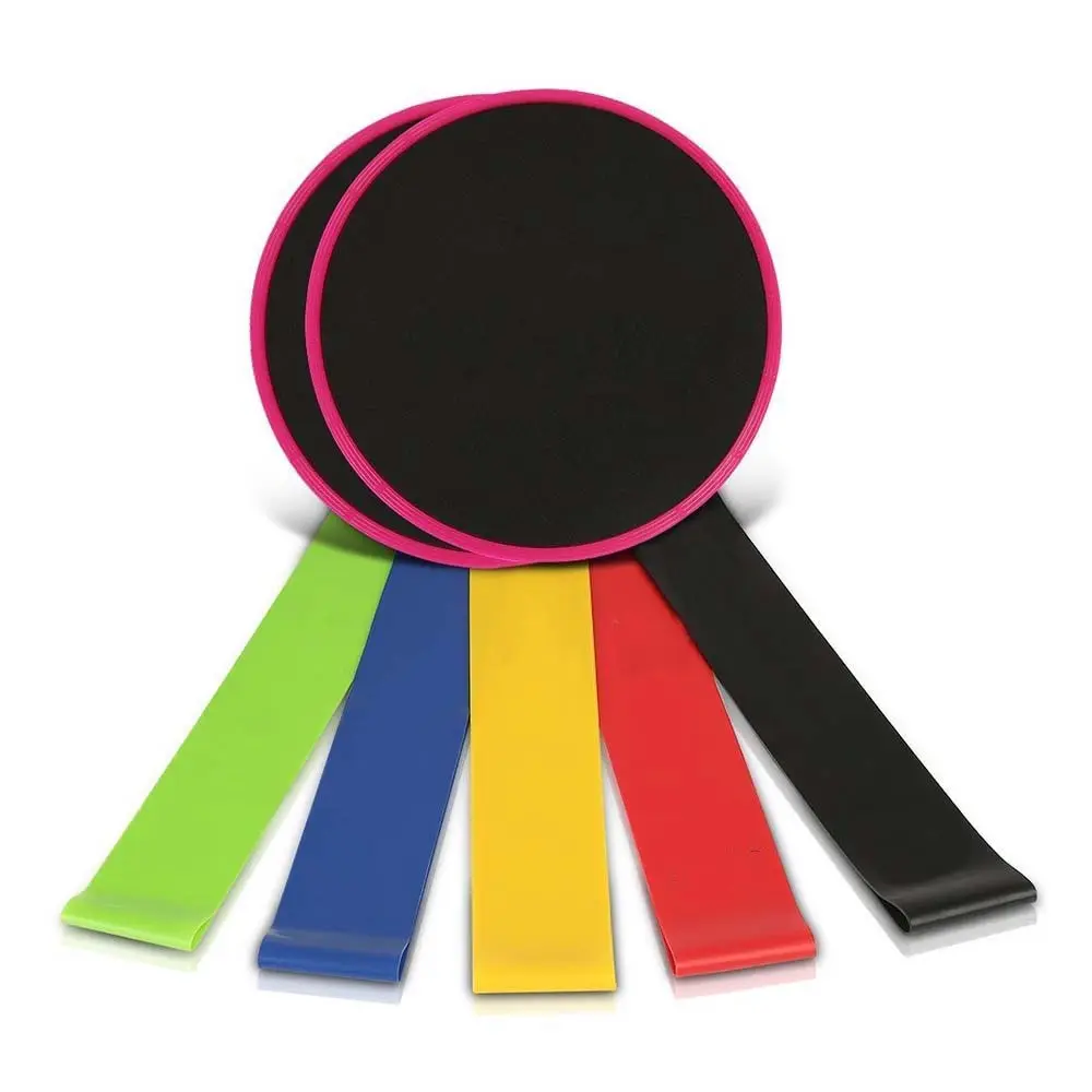 Discs Core Sliders And Resistance Bands Mini Fitness LoopBands
