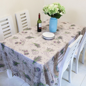 Resistant Buffet <strong>Table</strong> Cloths Wholesale Wedding Stain Tablecloth <strong>Table</strong> Cover <strong>Protection</strong> Against Stain Polyester / Cotton Square - Product Image 2
