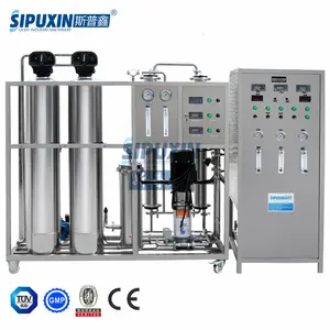 Machine de purification d'eau de puits à haute efficacité Guangzhou Sipuxin, osmose inverse, boîte de vitesses à commande PLC, garantie 1 an - Product Image 1