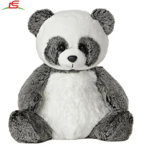 30cm Sweet Gray Stuff Panda Plush for Kids Gift