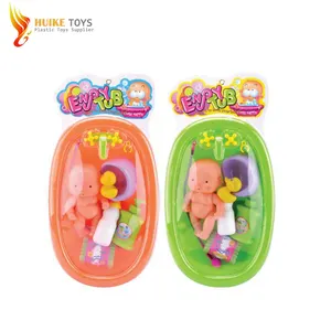 china import toys baby plastic toy bathtub with baby doll