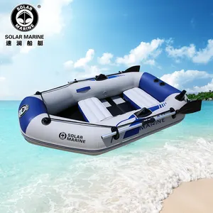 Solarmarine Wooden Floor PVC Inflatable 2 Person Fishing Boat