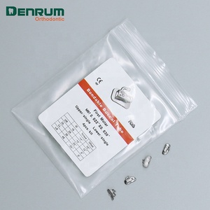 Supports orthodontiques dentaires molaires Meshbase MBT simples non convertibles avec <span class=keywords><strong>tube</strong></span> buccal - Product Image 4