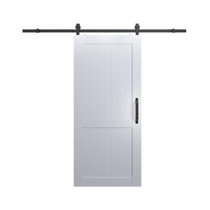 白いモダンなドアデザインの引き戸金具 - Product Image 2