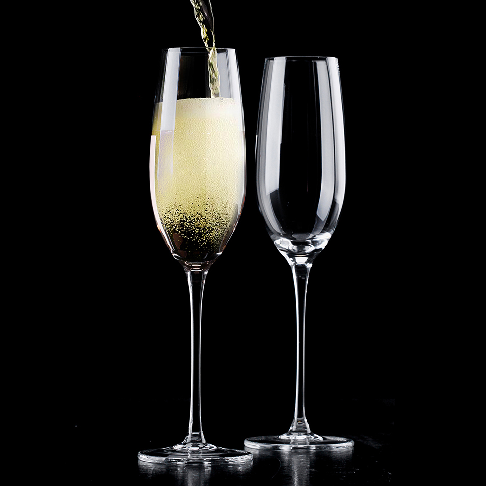 Wine Cup Glassware Clear Accept Custom Champagne Flute Beach Glass Cup