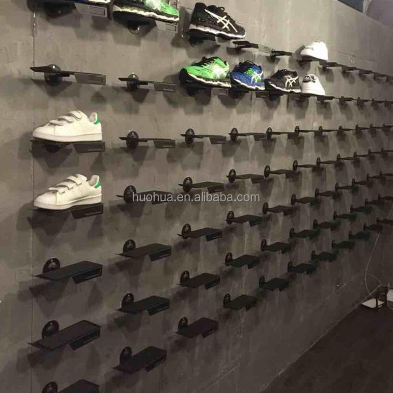 Jordans On Display Wall Mounted Jordan Shoes Display Racks Space