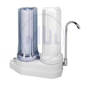 Sistema de filtración de agua de escenario, contador de M-102BC, mesa superior, dúo - Product Image 1