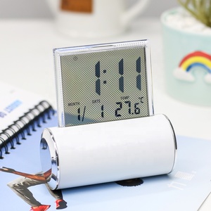 KH-CL126 Vui <span class=keywords><strong>New</strong></span> Mô Hình Trong Suốt <span class=keywords><strong>LCD</strong></span> Kỹ Thuật Số Bảng Cốc Đồng Hồ Báo Thức Với Nhiệt Độ Lịch - Product Image 3