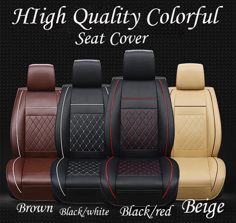 Nhà Máy Cung Cấp Da Phổ Car Seat Covers Đối Với Tất Cả 5 Chỗ Ngồi Xe Mô Hình