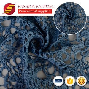 Bán Hot Mẫu Miễn Phí <span class=keywords><strong>Polyester</strong></span> Lưới Lỗ Crochet Thêu Ren Vải - Product Image 4