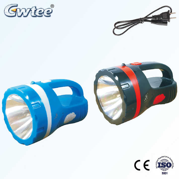 high power 5W rechargeable led searchlight