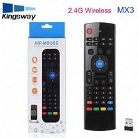 Avatto-Mini clavier sans fil MX3 2.4G, avec souris Air Mouse, télécommande, pour boîtier Smart TV