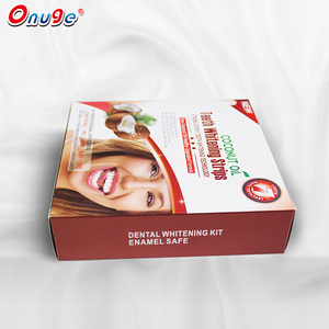 Meilleur prix huile de noix de coco 6% Hp bande dentaire nettoyage buccal sûr bandes de blanchiment rapide des dents - Product Image 3