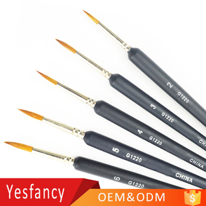 Usine prix kolinsky sable cheveux artiste <span class=keywords><strong>aquarelle</strong></span> liner pinceau détail liner <span class=keywords><strong>brush</strong></span> set - Product Image 1