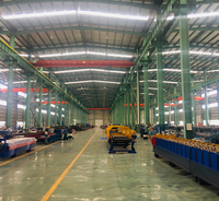 Machine de fabrication de tuiles trapézoïdales en acier coloré avec commande PLC et roulement de moteur pour la construction murale, certifiée CE
