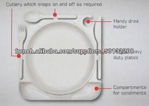 plastique <span class=keywords><strong>de</strong></span> haute qualité plaque jetable avec cuillère et une fourchette couteau, shanghai moulage par injection plastique - Product Image 4