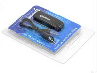 PIX-LINK Logo personnalisé USB/AUX 3.5mm Dent bleu Récepteur de musique audio stéréo sans fil/Adaptateur Dongle