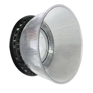 Luz de bahía alta redonda de fábrica, bajo precio, 100W, 200W, 250W, luz LED de 3500K, UFO con difusor