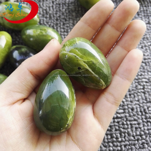 Venta al por mayor verde natural <span class=keywords><strong>Nefrita</strong></span> huevos yoni vaginal ejercicio <span class=keywords><strong>jade</strong></span> huevos para la venta - Product Image 2