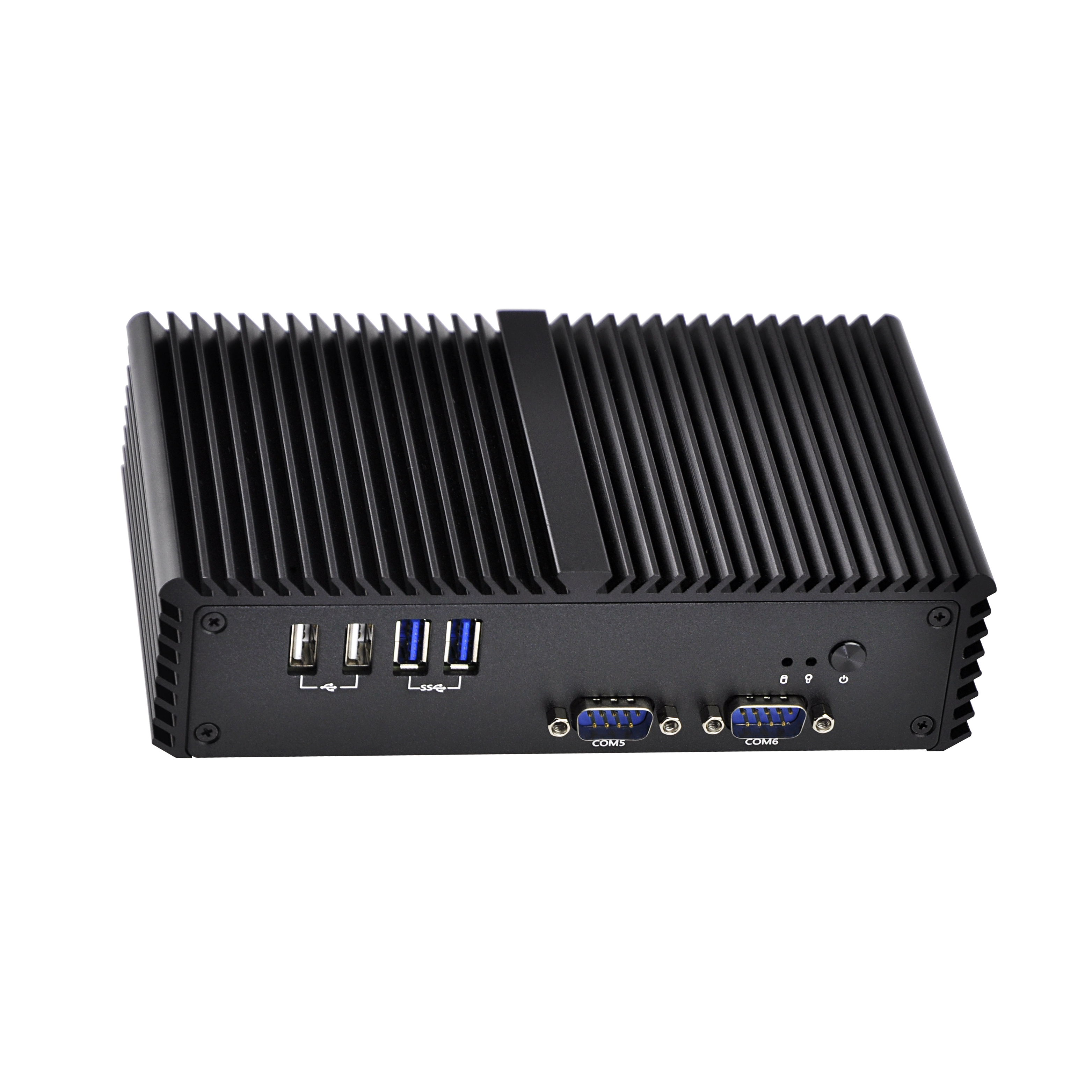 Безвентиляторный промышленный Barebone Intel HD графика VGA RS-232 1 RS-485 игровой компьютер мини ПК Barebone системы