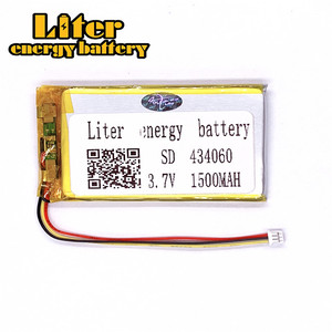 1.25-<span class=keywords><strong>3</strong></span> P <span class=keywords><strong>3</strong></span>.7 V 434060 1500 mah high quality lithium polymer battery li-li-ion rechargeable battery pack lipo battery - Product Image 1