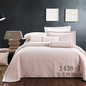 南通工厂床上用品100% 涤纶优质床罩 - Product Image 3