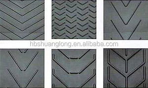 Özel balıksırtı Steady sabit kauçuk konveyör bant demir cevheri için 100mm desenli yükleme konveyör bant - Product Image 3