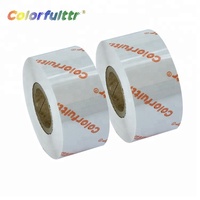 Cinta de Resina Lavable Blanca de 40 mm * 300 m Compatible con Oki para Impresoras de Códigos de Barras y Etiquetas, Impresión por Transferencia Térmica