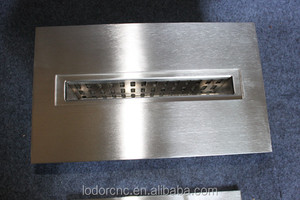 Cheminée moderne à bois de 48 pouces, autoportante, pour intérieur, <span class=keywords><strong>bio</strong></span>éthanol et kit propane en acier inoxydable pour villas - Product Image 6