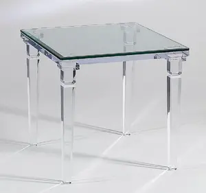 Table à manger, meuble Transparent en acrylique, 30 pièces