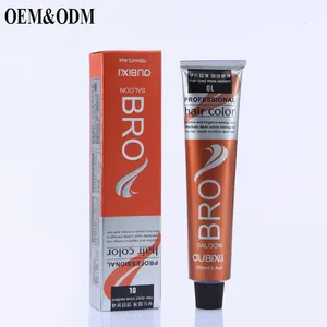 100ml Professional Salon Use Wholesale Price Private Label Hair Dye Manufacturers