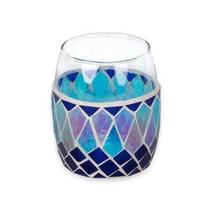 Set di 6 Accessori per il Bagno Grace Rainbow <span class=keywords><strong>Design</strong></span> Italiano, Blu Iridescente, Certificato BSCI, per Decorazione Casa a Dubai - Product Image 4