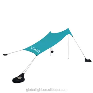 5 + 사람 UV50 + 라이크라 스트레치 차양 비치 텐트 모래 앵커