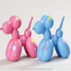 creativo colorato <span class=keywords><strong>palloncino</strong></span> macchie astratta <span class=keywords><strong>cane</strong></span> scultura in <span class=keywords><strong>resina</strong></span> - Product Image 1