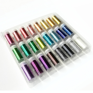 24 pacchetti di arti e <span class=keywords><strong>mestieri</strong></span> barattoli di Glitter Shaker per Scrapbooking unghie biglietti di auguri - Product Image 6