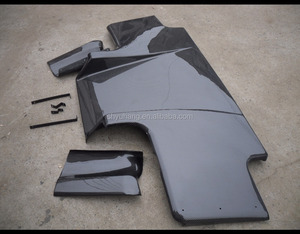 Nuovo Diffusore Posteriore in Fibra di Carbonio per Skyline R32 GTR TS, Tessitura Twill 3k, Finitura Lucida Nera, 3 Pezzi in Fibra di Carbonio - Product Image 4
