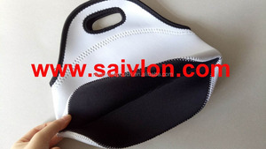 Borsa Termica in Neoprene Bianca Vuota per Sublimazione Personalizzata - Product Image 2