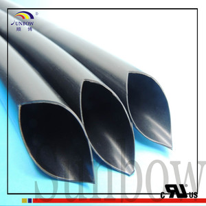 Tuyau d'isolation de fils électriques en PVC, tube noir Flexible en vinyle, 300V/600V, 10 m 105C - Product Image 3