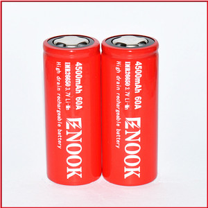 18650 de alta velocidad de descarga 60A Enook baterias recargable 3.7 V 26650 4500 mAh de alto consumo batttery PK LG HG2 - Product Image 1