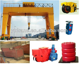 Máquina de motor puente de construcción de Montaje en carril 5 10 20 25 30 40 50 ton contenedor de china de doble viga pórtico grúa para la venta