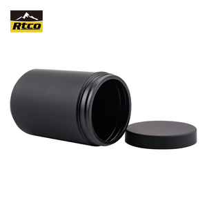 סין ספק סיטונאי 8oz פלסטיק HDPE צנצנת עם מכסה 16 oz לבן רך מגע בקבוק עם מכסה