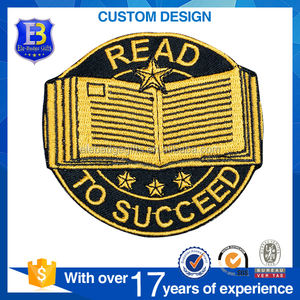 Embroidery Made Cloth <strong>Patch</strong> <strong>With</strong> Custom logo Design - Product Image 5