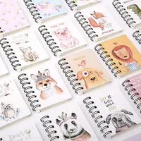 ¡Novedad! ¡venta al por mayor! mini cuaderno espiral kawaii para niños, respetuoso con el medio ambiente, personalizado con animales