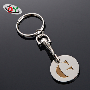 Mua sắm Xe đẩy pound Coin Token Key Ring, siêu thị Locker Coin Xe đẩy Token keyrings - Product Image 6